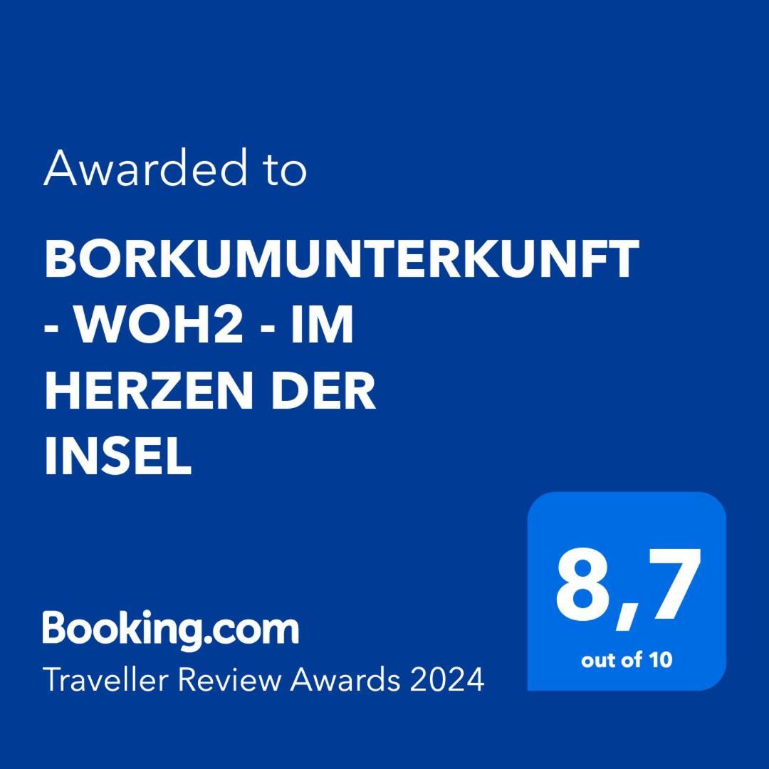 Borkumunterkunft - Woh2 - Im Herzen Der Insel Exterior foto
